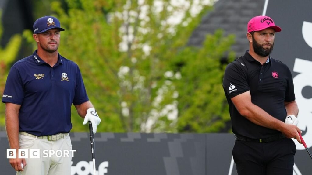 Bryson DeChambeau and Jon Rahm