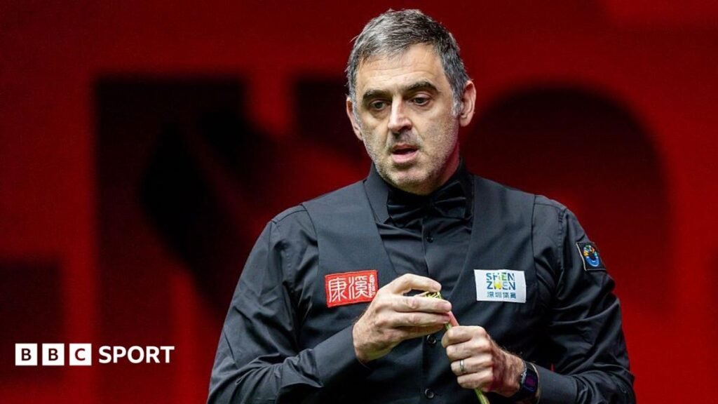 Ronnie O’Sullivan loses to Jiang Jun in Shenzhen Open second round Ronnie O'Sullivan chalks his cue