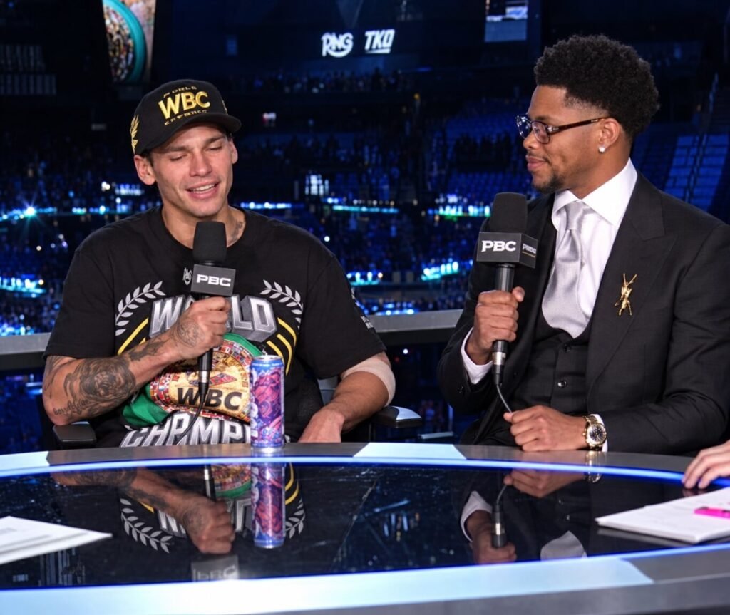 Ryan Garcia Gives Shakur The Classic West Coast Brush Off
