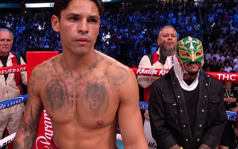 Ryan Garcia May Have Ditched Oscar De La Hoya for Rey Mysterio Walkout at Last Minute Ryan Garcia May Have Ditched Oscar De La Hoya for Rey Mysterio Walkout at Last Minute