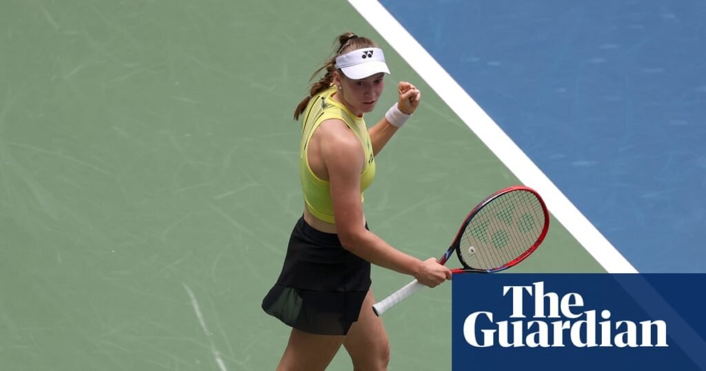 Rybakina claims world No 1 spot with three-set US Open win over Zheng Qinwen | US Open Tennis 2026