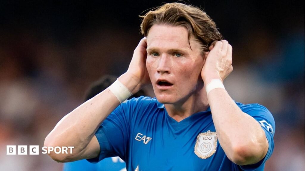 Scott McTominay heart procedure ‘a complete success’ Scott McTominay of Napoli