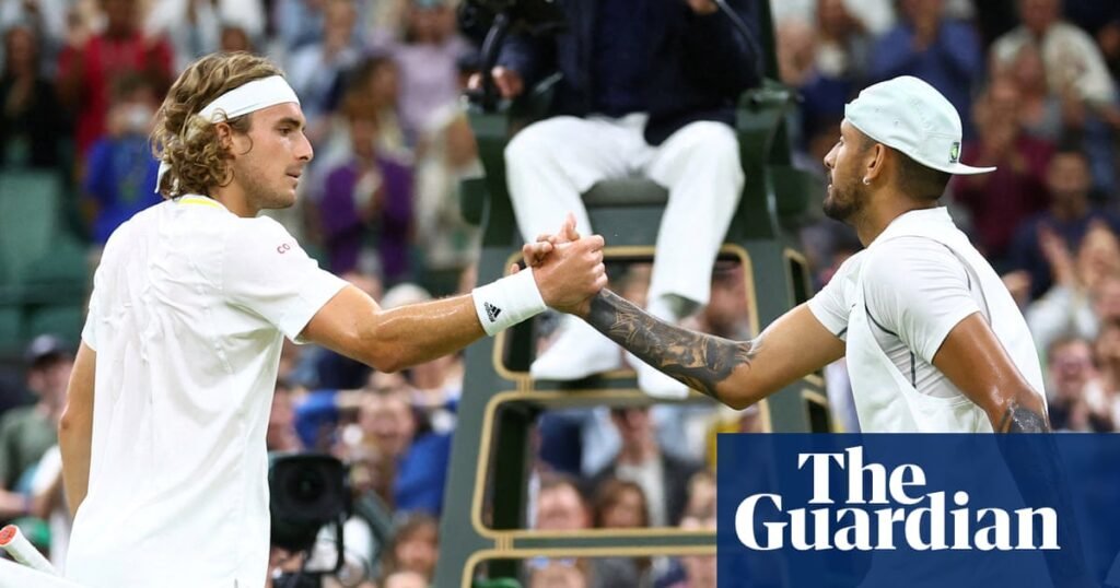 Stefanos Tsitsipas says Nick Kyrgios’s cocaine ban was ‘pretty much expected’ | Nick Kyrgios Stefanos Tsitsipas says Nick Kyrgios’s cocaine ban was ‘pretty much expected’ | Nick Kyrgios