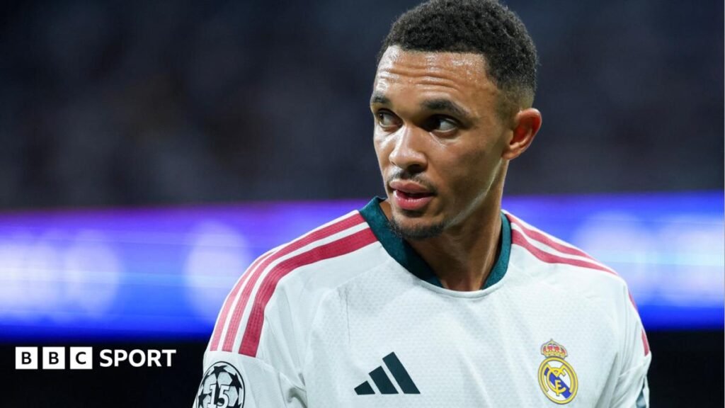 Trent Alexander-Arnold: Real Madrid right-back returns to midfield Trent Alexander-Arnold