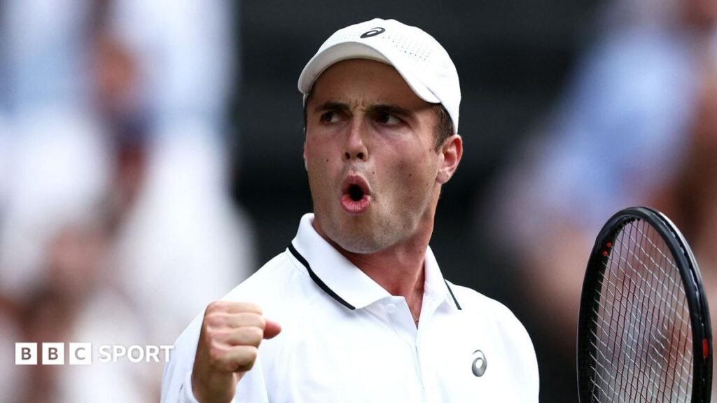 US Open 2026: Arthur Fery returns to Grand Slam stage after Wimbledon run Arthur Fery reacts to winning a point at Wimbledon