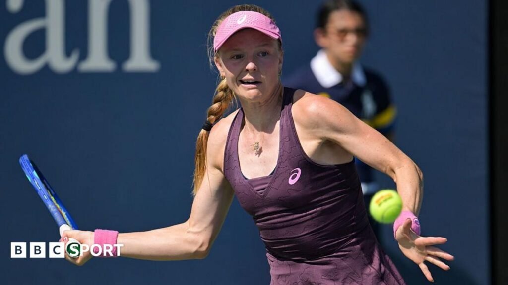 US Open 2026 results: Harriet Dart and Francesca Jones lose to end British singles interest in New York Harriet Dart in action against Marie Bouzkova at the US Open