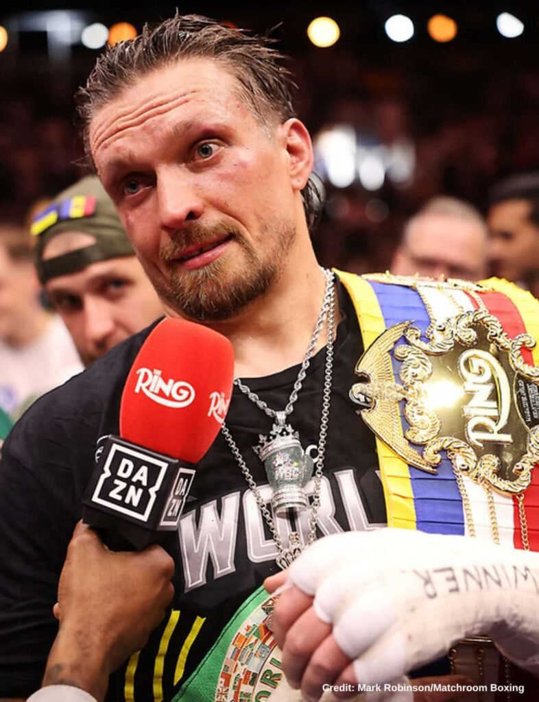 Usyk Camp Rejects Tyson Fury’s Backup Plan Image: Usyk Camp Rejects Tyson Fury’s Backup Plan