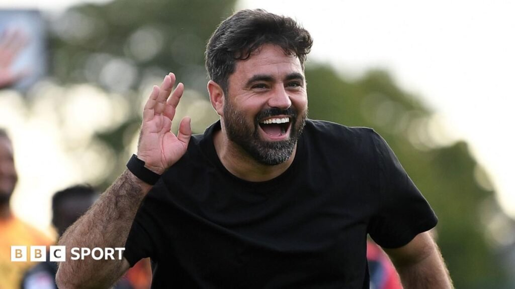 Vitor Matos: Championship leaders Swansea City aim to maintain good feeling Vitor Matos and Moussa Yeo jump in the air as Swansea's squad and staff celebrate victory at Lincoln City