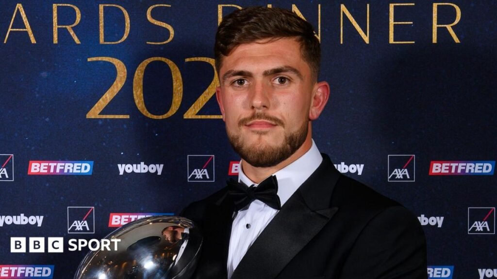 Wigan hooker Brad O’Neill wins 2026 Man of Steel award Brad O'Neill of Wigan Warriors poses with a trophy at the RFL Awards dinner