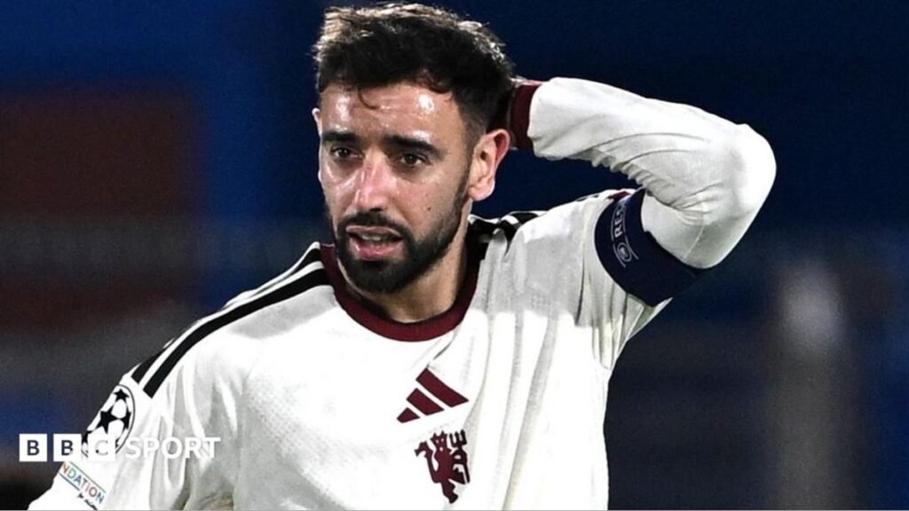 Bruno Fernandes has home burgled while in Italy with Man Utd Manchester United captain Bruno Fernandes during his side's defeat by Como