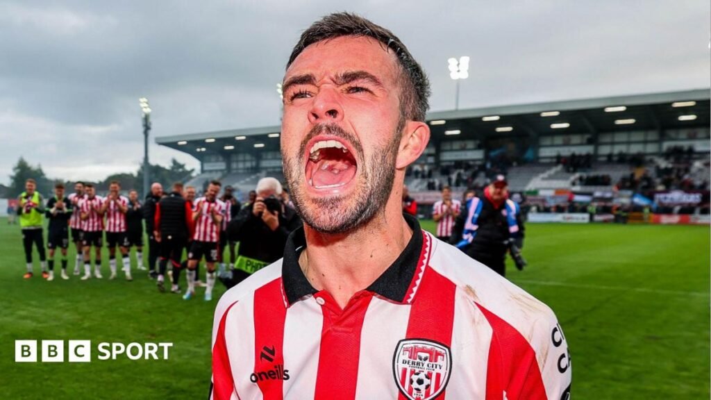 Derry City: Silverware trumps Europe for Duffy Michael Duffy celebrates