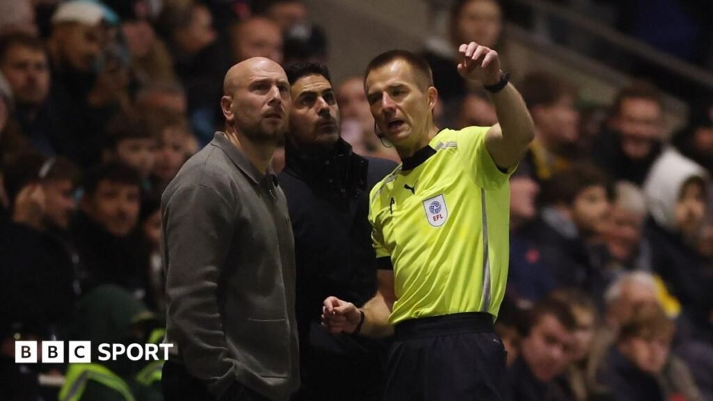 Michael Salisbury, Matt Lawlor and Mikel Arteta