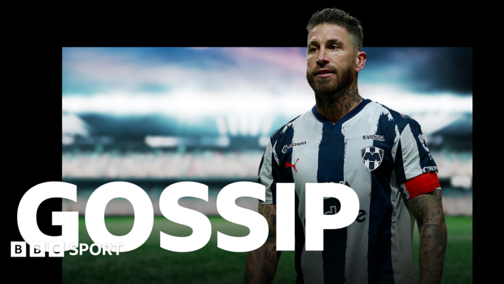 Football gossip: Ramos, Wirtz, Scott, Banjaqui, Ebnoutalib Viktor Gyokeres and the BBC Sport gossip banner