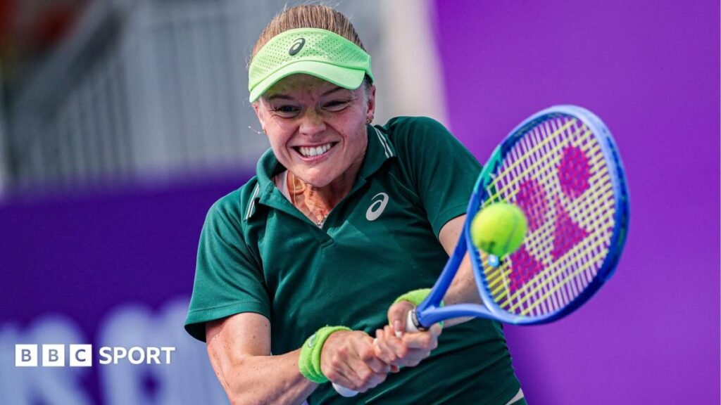 Guangzhou Open: Harriet Dart reaches second WTA Tour semi-final of career Harriet Dart grits her teeth as she plays a backhand against Paula Badosa