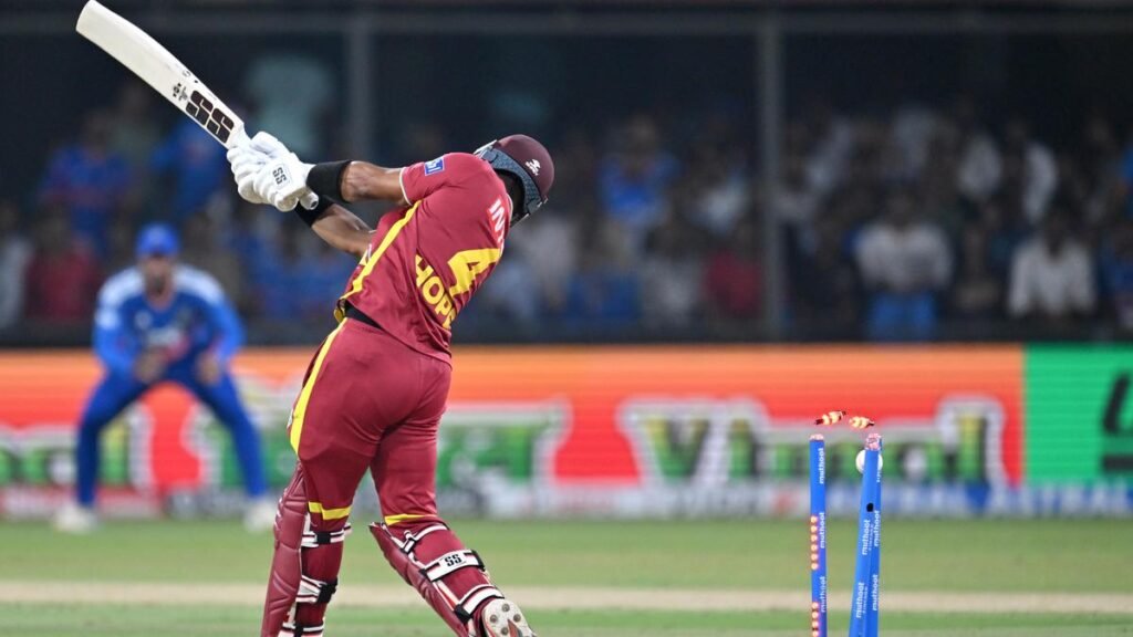 IND vs WI, 3rd T20I LIVE score: India sets a target of 224; Arshdeep dismisses Hope early