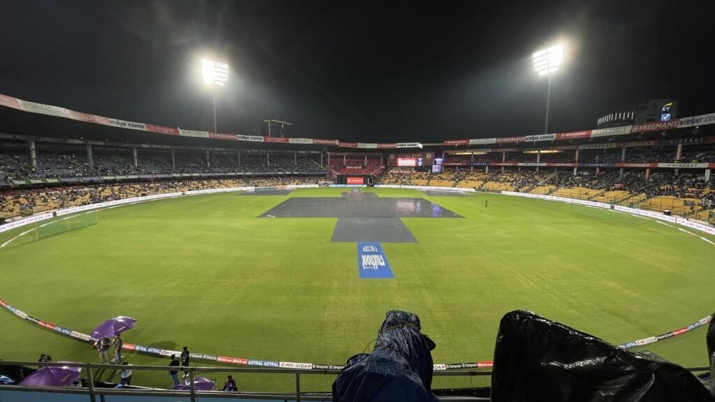 India and West Indies share series after persistent rain forces washout