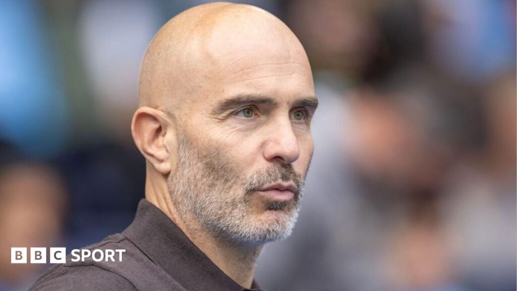 Manchester City charges: Enzo Maresca says ‘titles absolutely not tainted’ Manchester City manager Enzo Maresca watches a match from the touchline