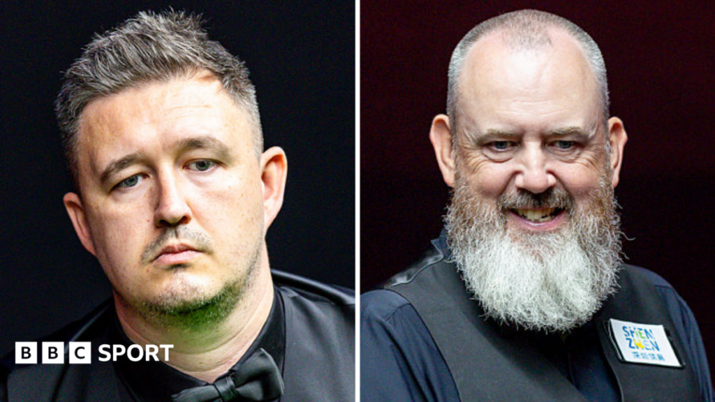 Kyren Wilson and Mark Williams