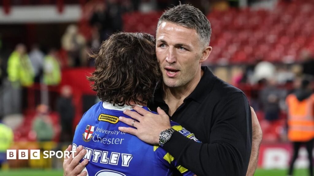 Sam Burgess: Warrington head coach says he will stay despite Grand Final loss Sam Burgess: Warrington head coach says he will stay despite Grand Final loss