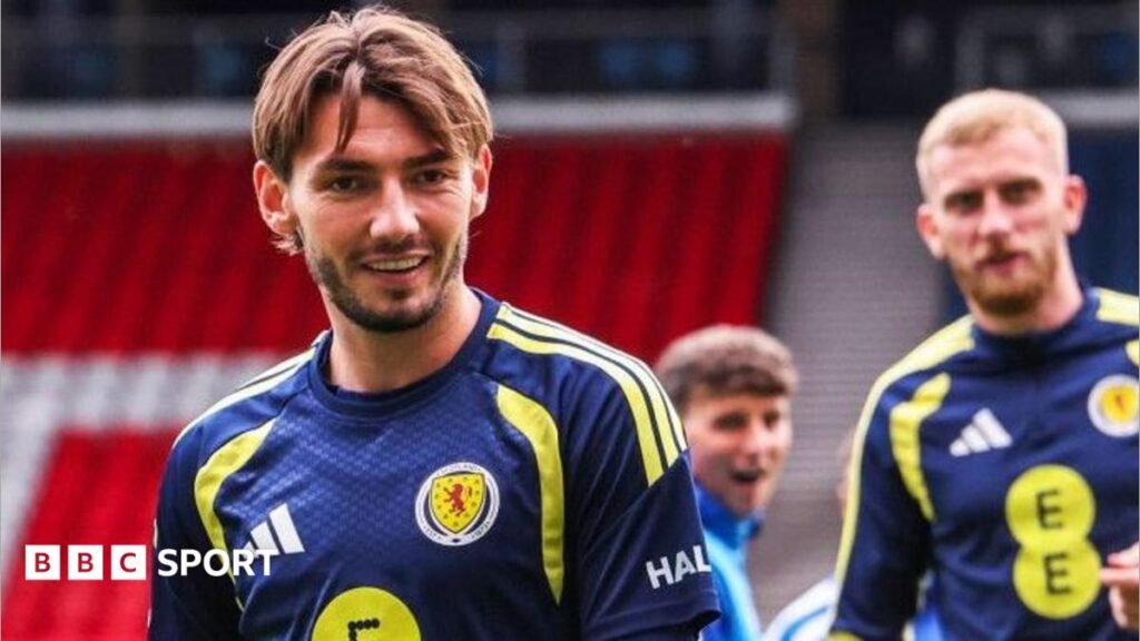 Scotland midfielder Billy Gilmour