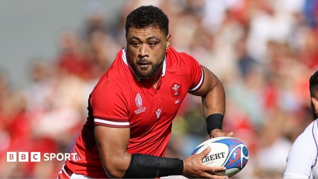 Taulupe Faletau: Wales great backed to push for 2027 World Cup Taulupe Faletau carries the ball for Wales at the 2023 World Cup