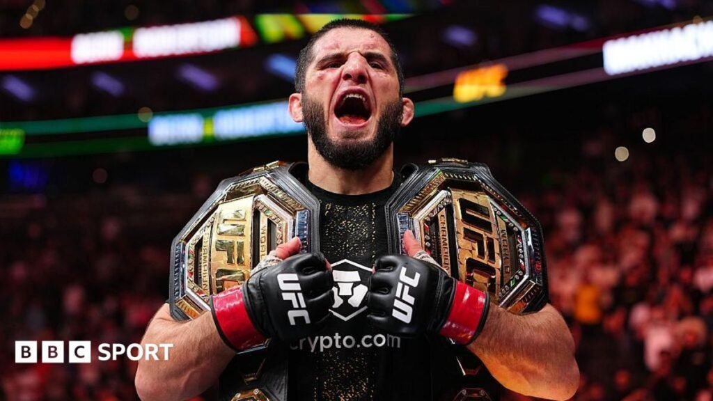 UFC: Islam Makhachev confirms retirement plans before Prates-Morales fight Islam Makhachev celebrates beating Ian Machado Garry in August