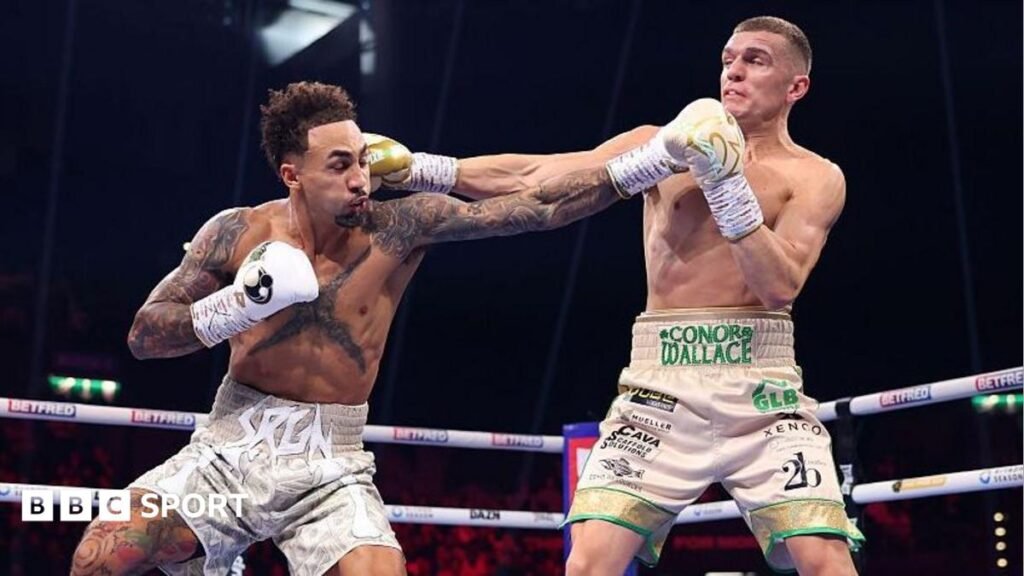 Whittaker survives late scare to hold on for points win over Wallace Whittaker survives late scare to hold on for points win over Wallace