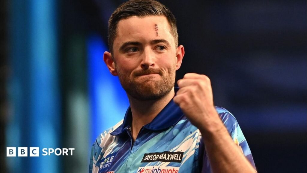 World Grand Prix: Luke Humphries beats James Wade to secure final showdown with Gerwyn Price World Grand Prix: Luke Humphries beats James Wade to secure final showdown with Gerwyn Price